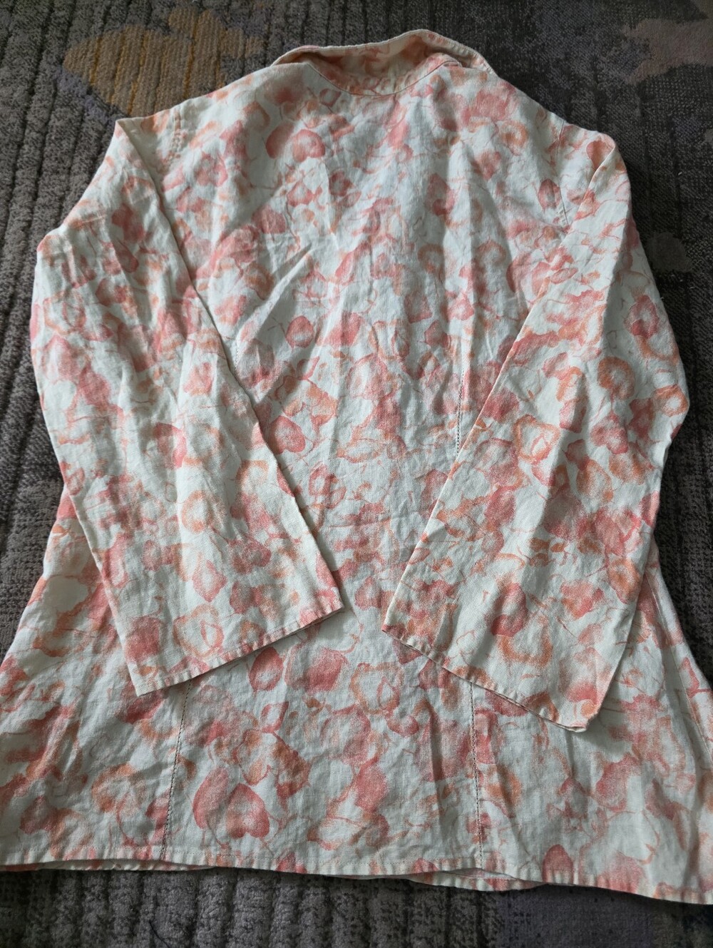 J.Jill 100% Linen Longsleeve Shirt - Picture 7 of 10